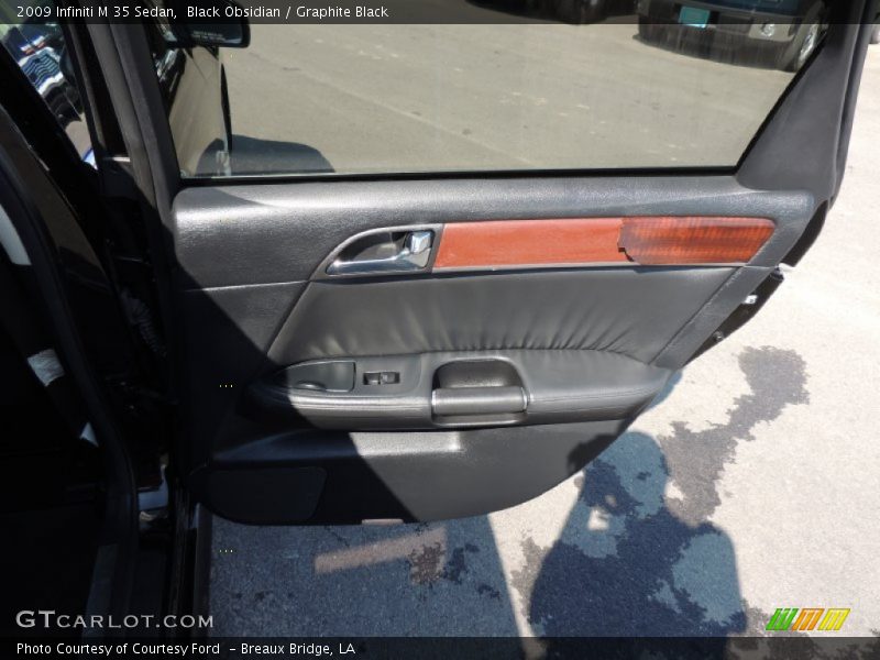 Black Obsidian / Graphite Black 2009 Infiniti M 35 Sedan