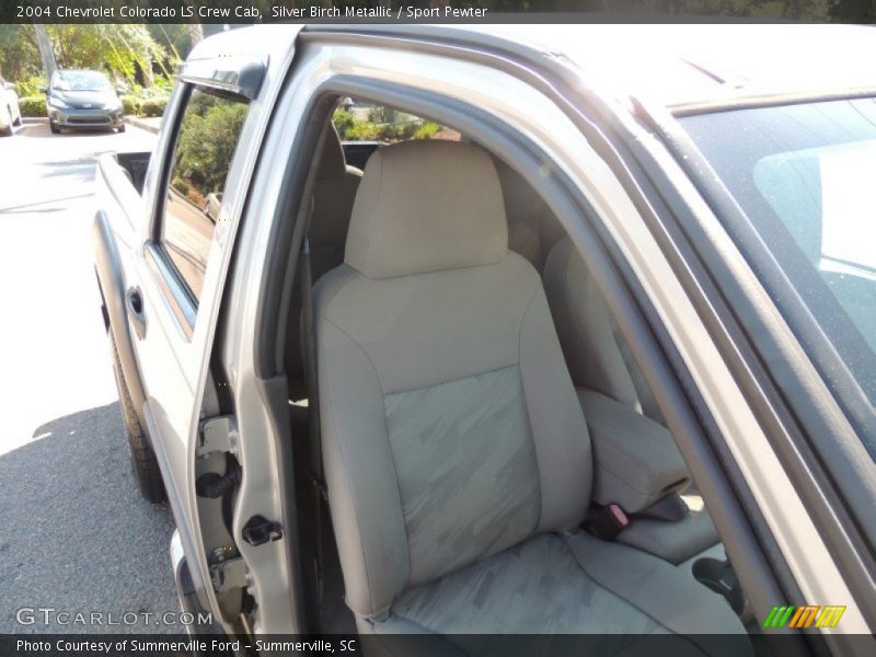 Silver Birch Metallic / Sport Pewter 2004 Chevrolet Colorado LS Crew Cab