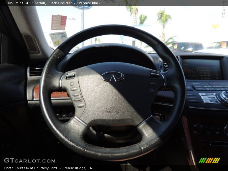 Black Obsidian / Graphite Black 2009 Infiniti M 35 Sedan