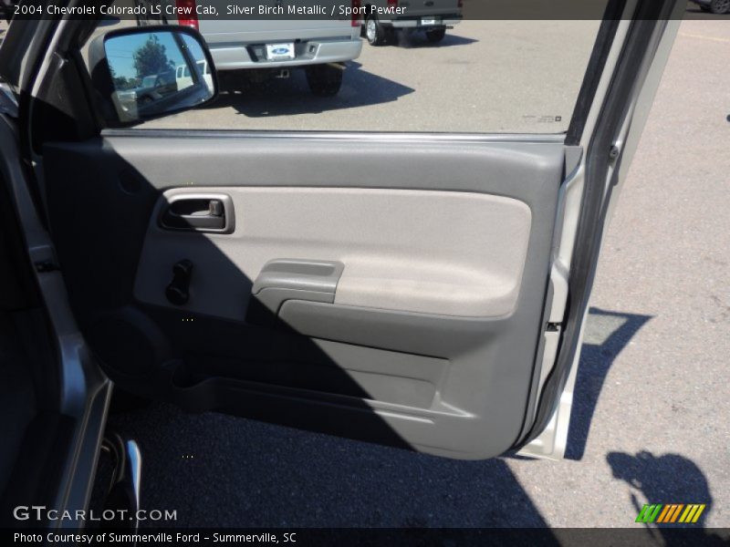 Silver Birch Metallic / Sport Pewter 2004 Chevrolet Colorado LS Crew Cab