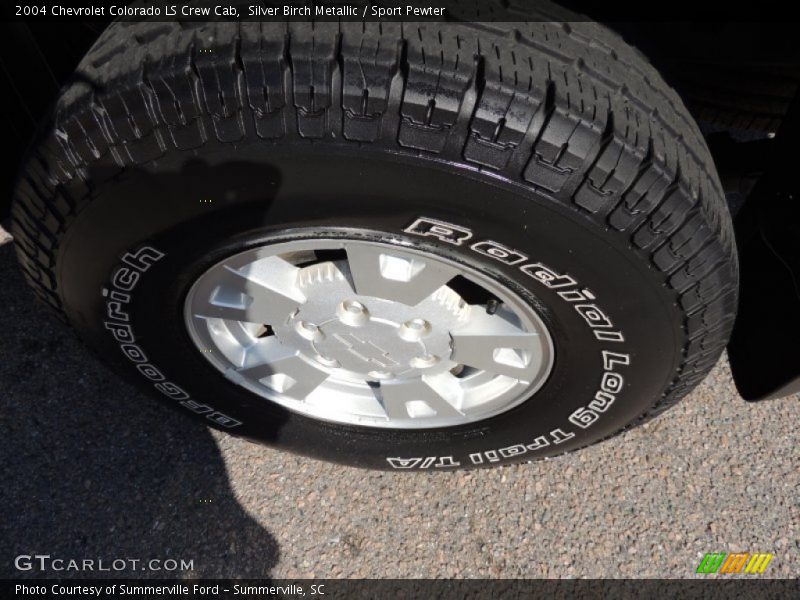 Silver Birch Metallic / Sport Pewter 2004 Chevrolet Colorado LS Crew Cab