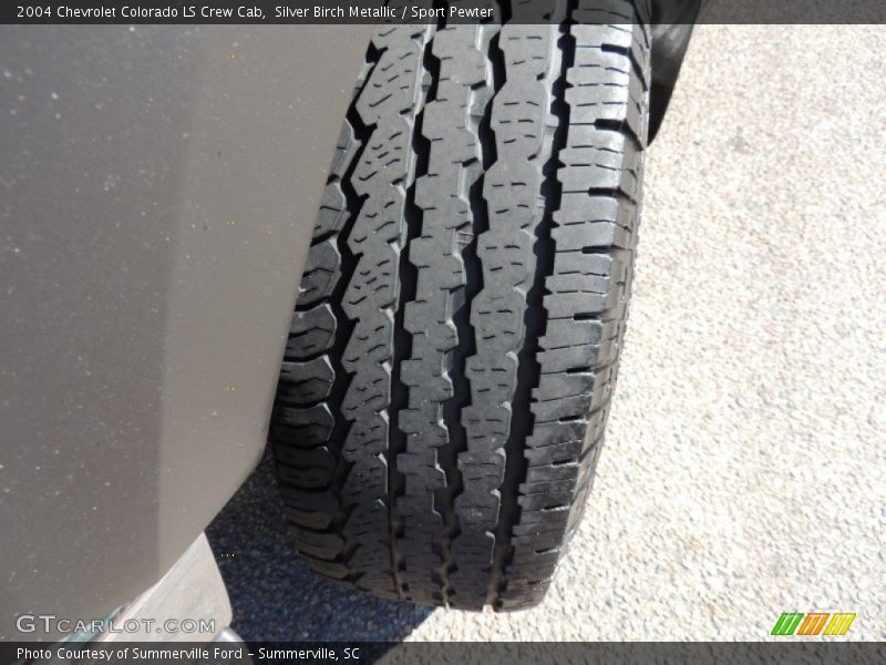 Silver Birch Metallic / Sport Pewter 2004 Chevrolet Colorado LS Crew Cab