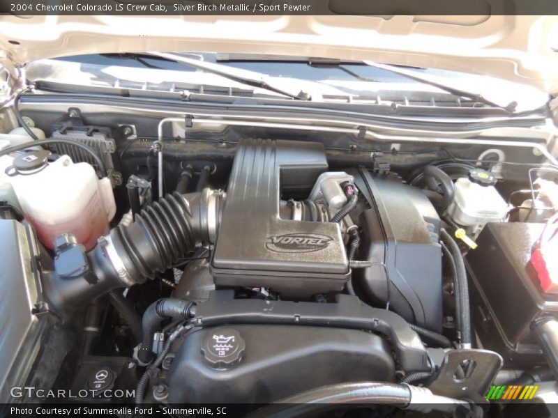 Silver Birch Metallic / Sport Pewter 2004 Chevrolet Colorado LS Crew Cab