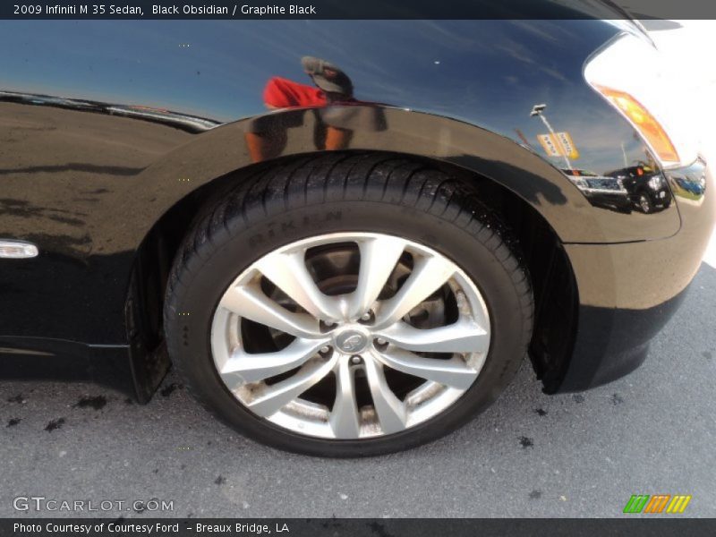 Black Obsidian / Graphite Black 2009 Infiniti M 35 Sedan