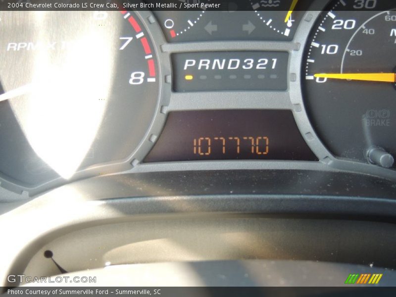 Silver Birch Metallic / Sport Pewter 2004 Chevrolet Colorado LS Crew Cab