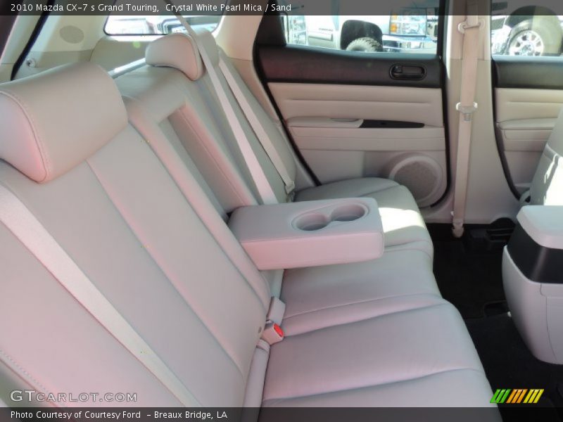Crystal White Pearl Mica / Sand 2010 Mazda CX-7 s Grand Touring