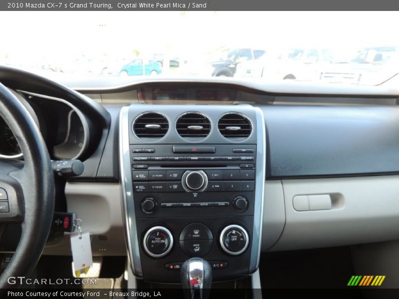 Crystal White Pearl Mica / Sand 2010 Mazda CX-7 s Grand Touring