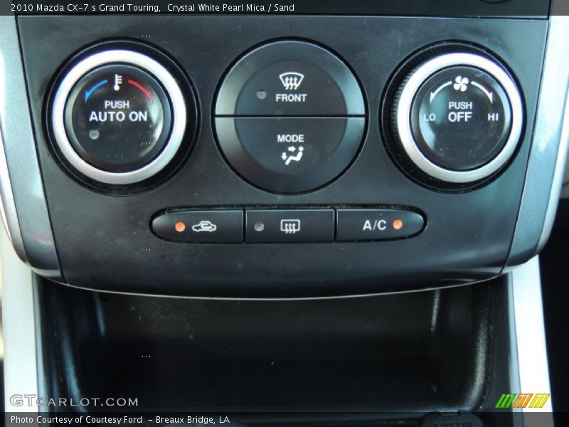 Crystal White Pearl Mica / Sand 2010 Mazda CX-7 s Grand Touring