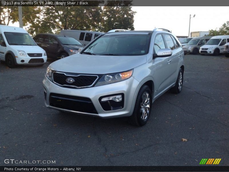 Bright Silver / Black 2013 Kia Sorento SX V6 AWD