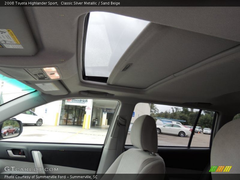 Classic Silver Metallic / Sand Beige 2008 Toyota Highlander Sport