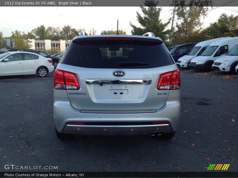 Bright Silver / Black 2013 Kia Sorento SX V6 AWD