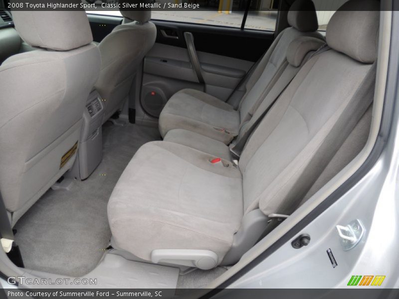 Classic Silver Metallic / Sand Beige 2008 Toyota Highlander Sport
