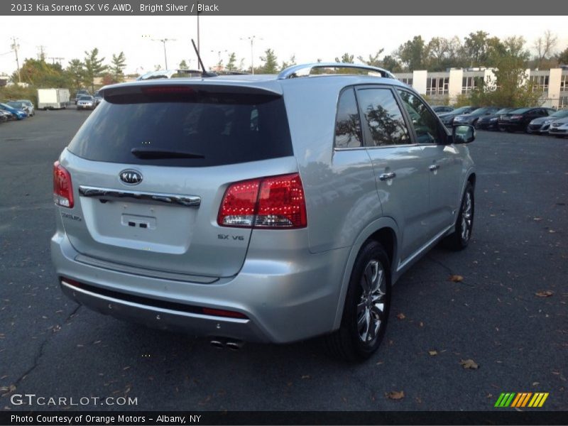 Bright Silver / Black 2013 Kia Sorento SX V6 AWD