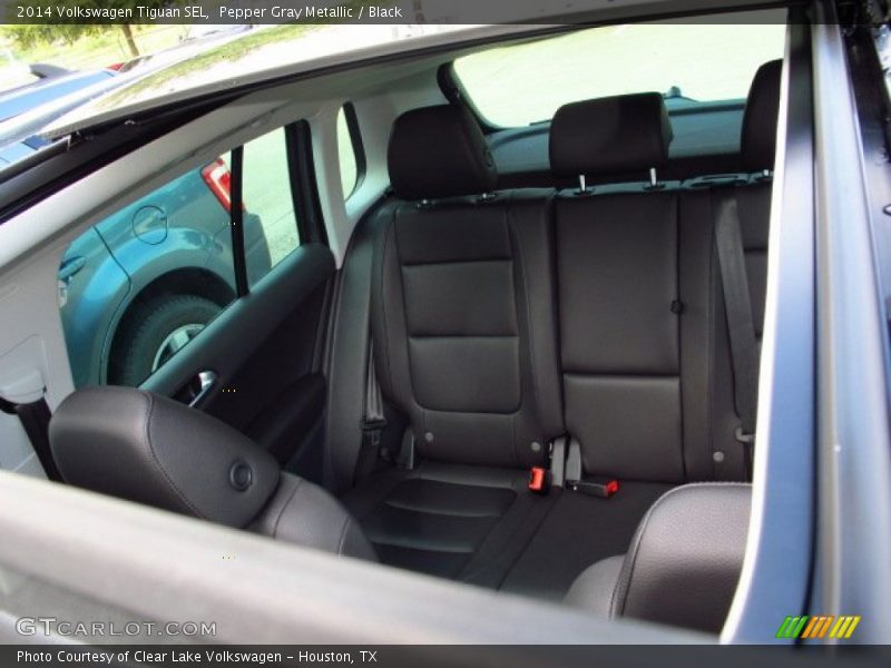 Pepper Gray Metallic / Black 2014 Volkswagen Tiguan SEL