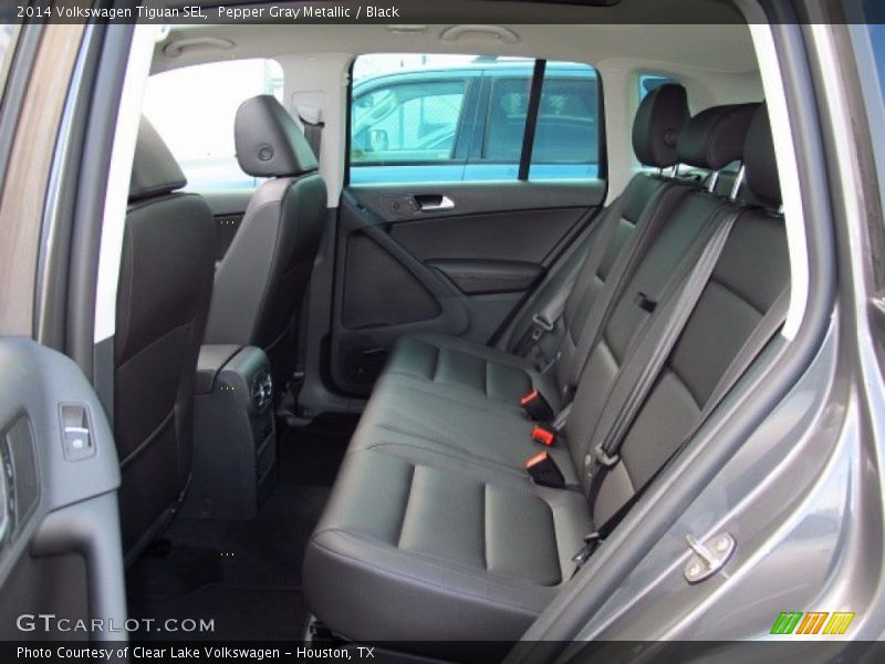 Pepper Gray Metallic / Black 2014 Volkswagen Tiguan SEL