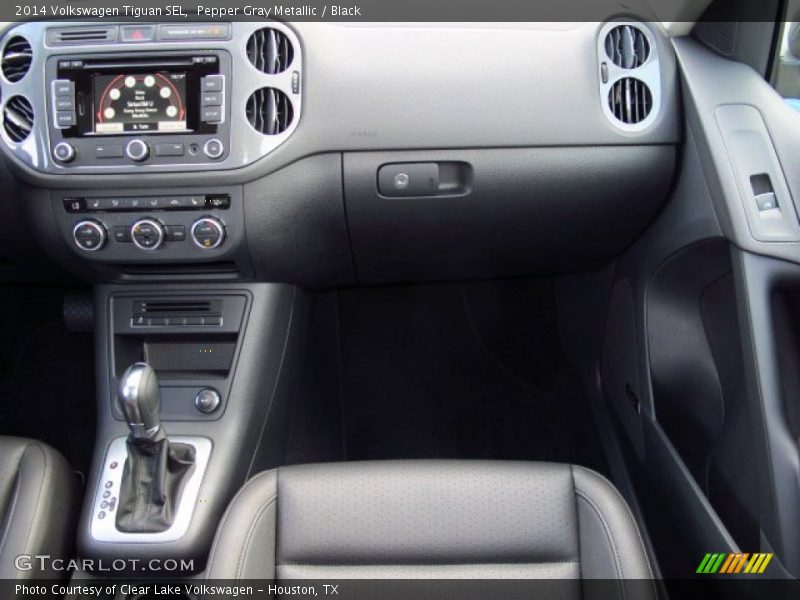Pepper Gray Metallic / Black 2014 Volkswagen Tiguan SEL