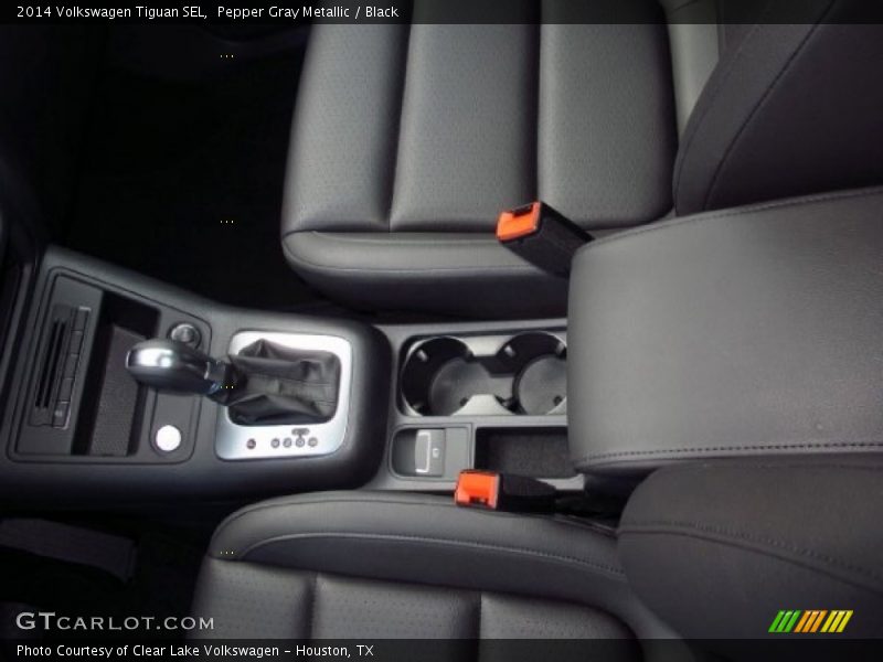 Pepper Gray Metallic / Black 2014 Volkswagen Tiguan SEL