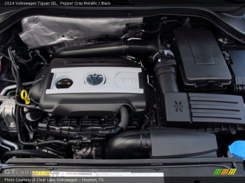 Pepper Gray Metallic / Black 2014 Volkswagen Tiguan SEL