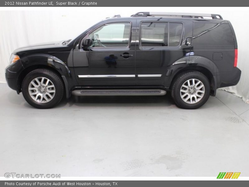 Super Black / Graphite 2012 Nissan Pathfinder LE