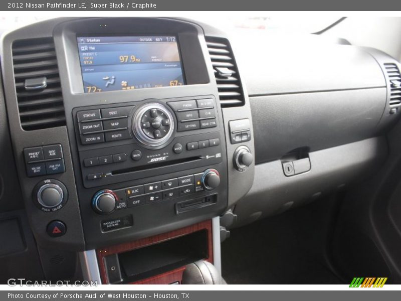 Super Black / Graphite 2012 Nissan Pathfinder LE