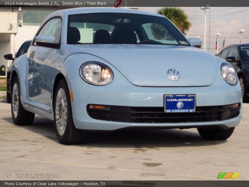 Denim Blue / Titan Black 2014 Volkswagen Beetle 2.5L