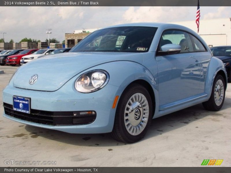 Denim Blue / Titan Black 2014 Volkswagen Beetle 2.5L