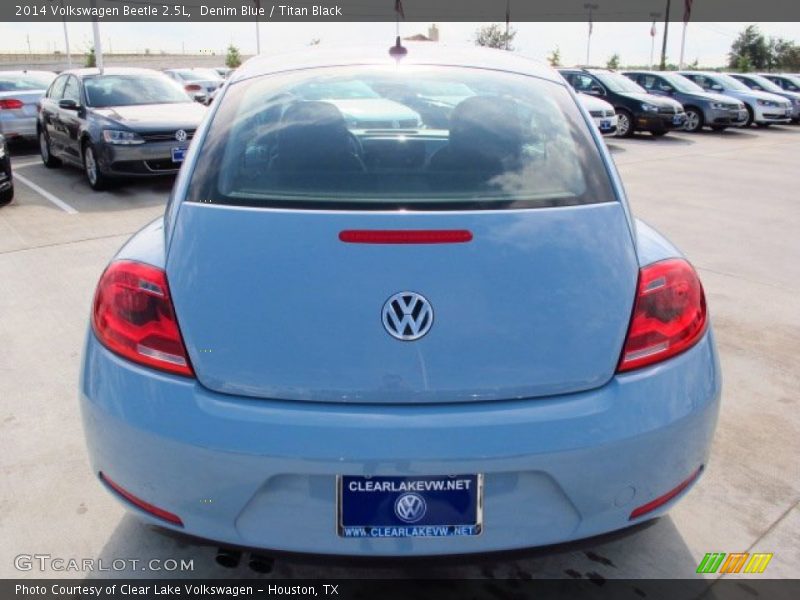 Denim Blue / Titan Black 2014 Volkswagen Beetle 2.5L