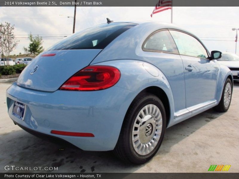 Denim Blue / Titan Black 2014 Volkswagen Beetle 2.5L