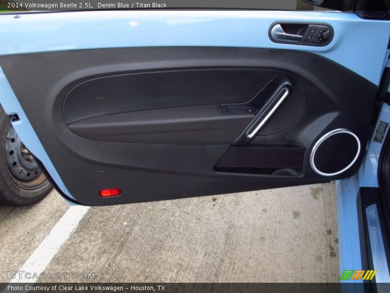 Denim Blue / Titan Black 2014 Volkswagen Beetle 2.5L