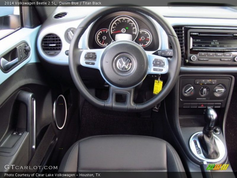 Denim Blue / Titan Black 2014 Volkswagen Beetle 2.5L