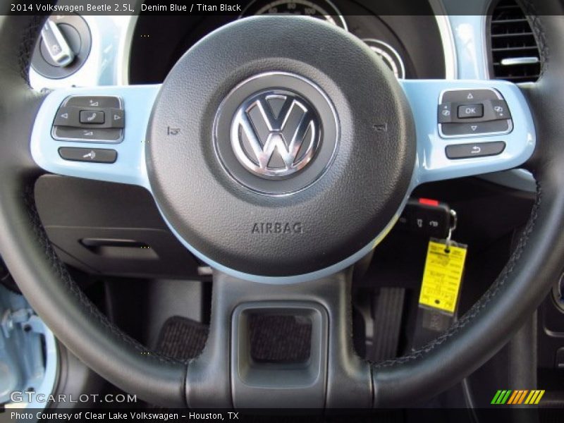 Denim Blue / Titan Black 2014 Volkswagen Beetle 2.5L