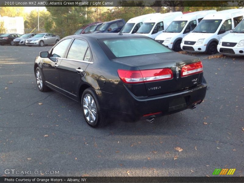 Atlantis Green Metallic / Light Camel 2010 Lincoln MKZ AWD