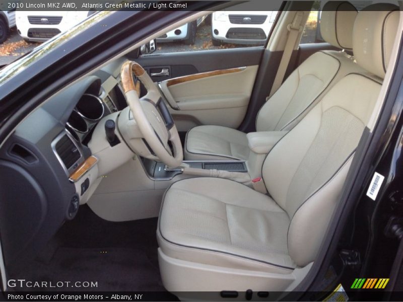 Atlantis Green Metallic / Light Camel 2010 Lincoln MKZ AWD