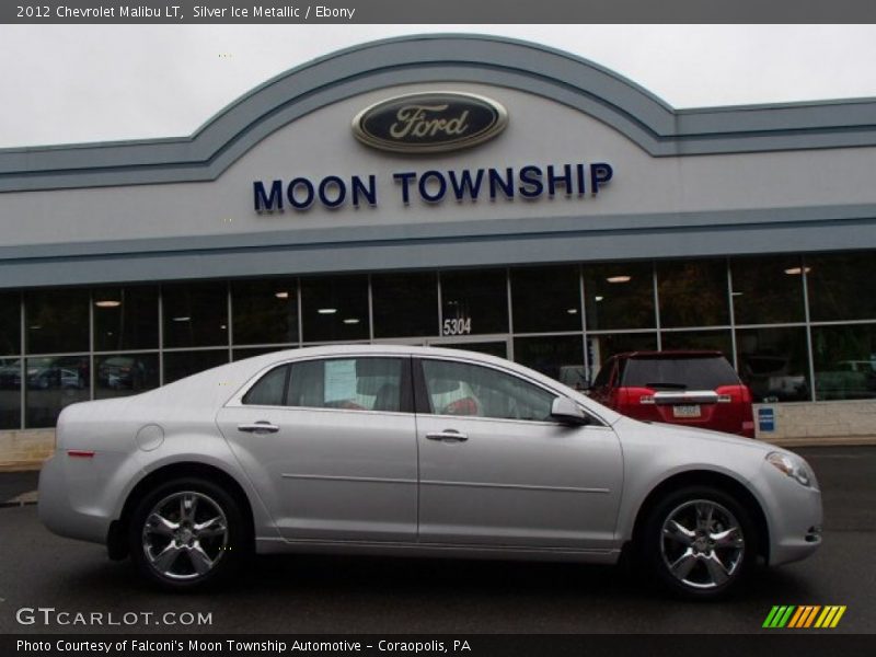Silver Ice Metallic / Ebony 2012 Chevrolet Malibu LT