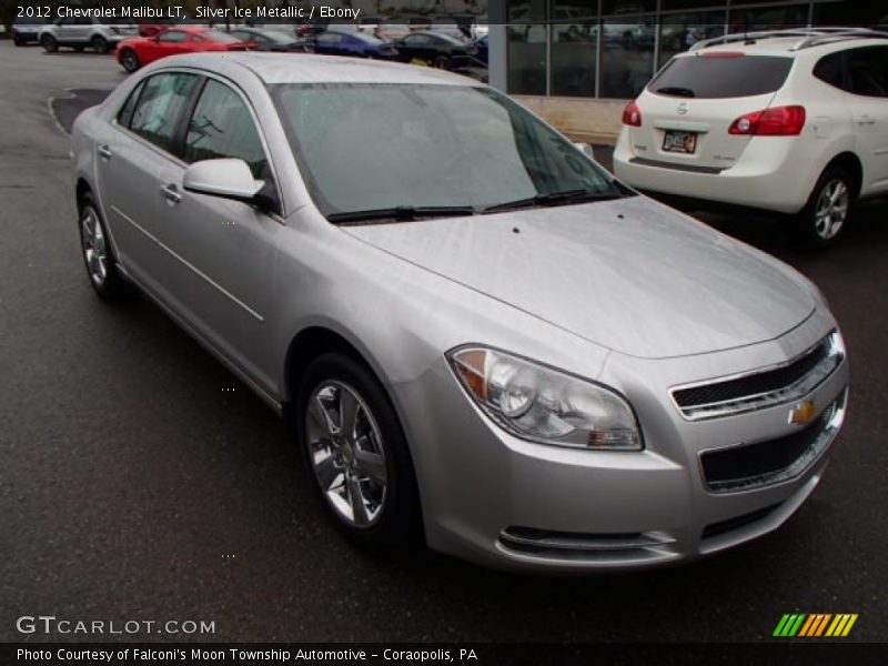 Silver Ice Metallic / Ebony 2012 Chevrolet Malibu LT