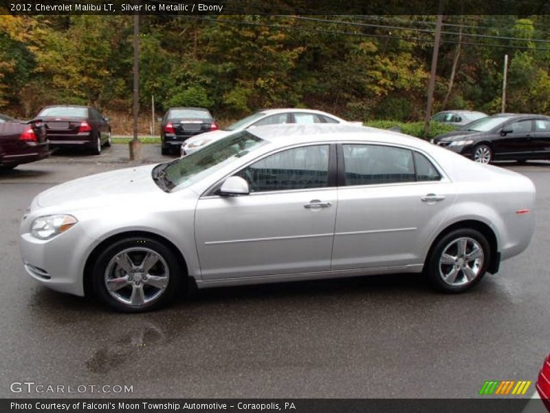 Silver Ice Metallic / Ebony 2012 Chevrolet Malibu LT