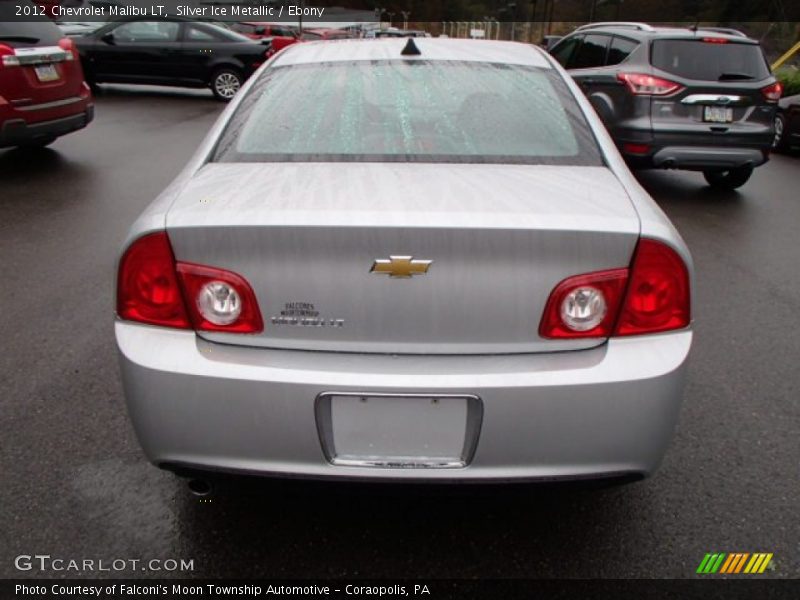 Silver Ice Metallic / Ebony 2012 Chevrolet Malibu LT