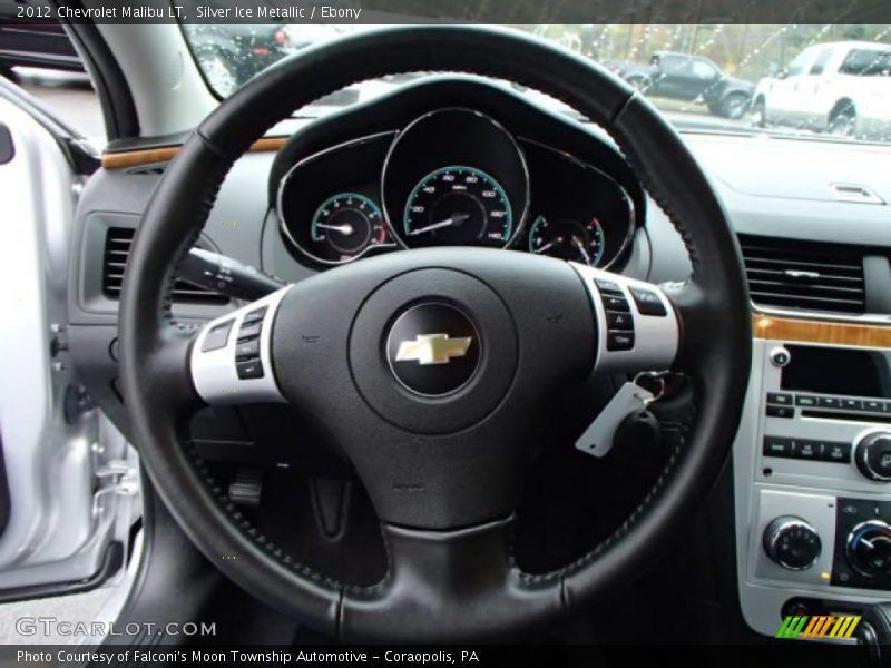 Silver Ice Metallic / Ebony 2012 Chevrolet Malibu LT