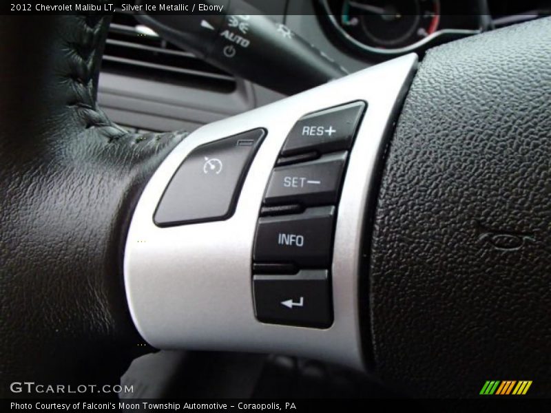 Silver Ice Metallic / Ebony 2012 Chevrolet Malibu LT