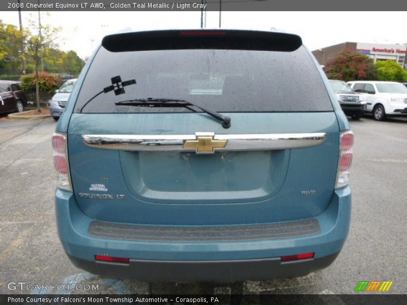 Golden Teal Metallic / Light Gray 2008 Chevrolet Equinox LT AWD