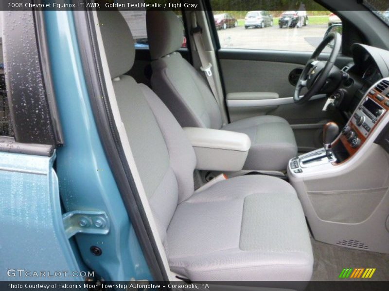 Golden Teal Metallic / Light Gray 2008 Chevrolet Equinox LT AWD