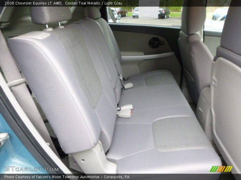 Golden Teal Metallic / Light Gray 2008 Chevrolet Equinox LT AWD