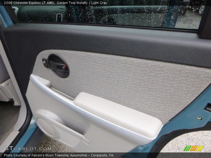 Golden Teal Metallic / Light Gray 2008 Chevrolet Equinox LT AWD
