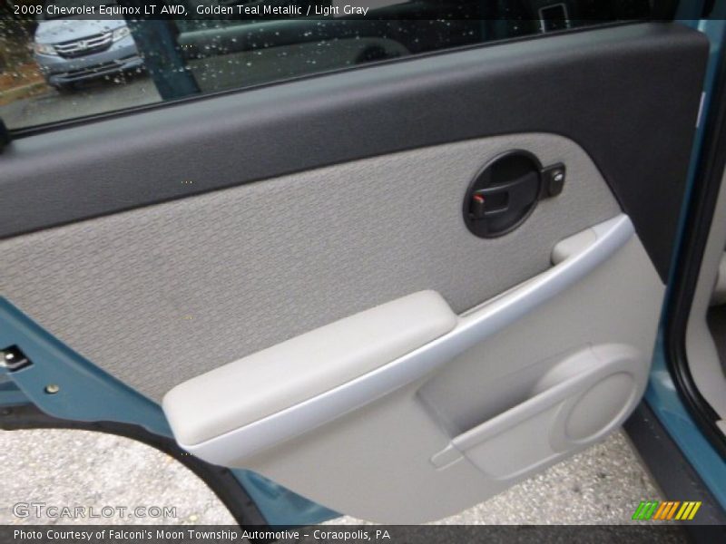 Golden Teal Metallic / Light Gray 2008 Chevrolet Equinox LT AWD