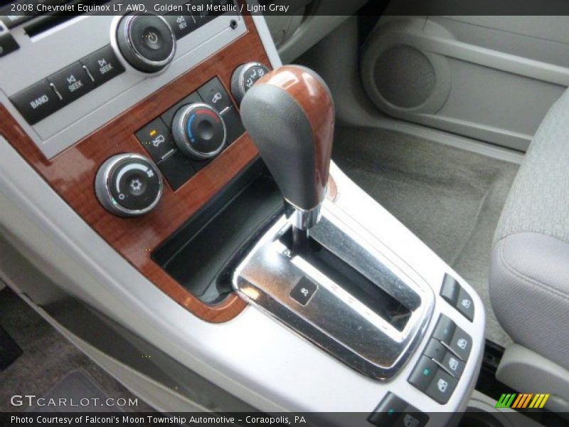Golden Teal Metallic / Light Gray 2008 Chevrolet Equinox LT AWD