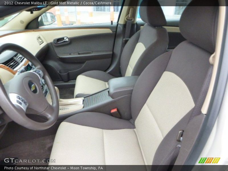 Gold Mist Metallic / Cocoa/Cashmere 2012 Chevrolet Malibu LT