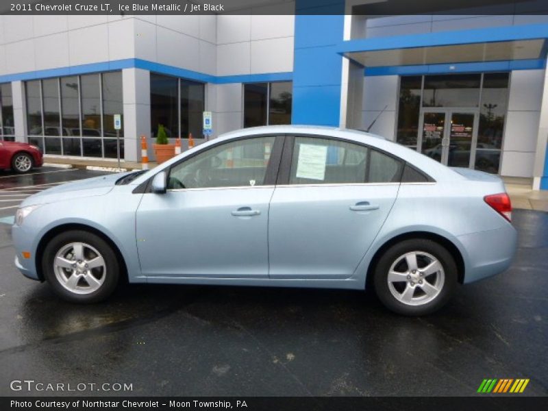 Ice Blue Metallic / Jet Black 2011 Chevrolet Cruze LT