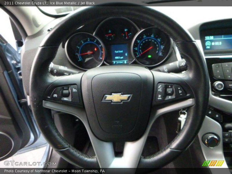 Ice Blue Metallic / Jet Black 2011 Chevrolet Cruze LT