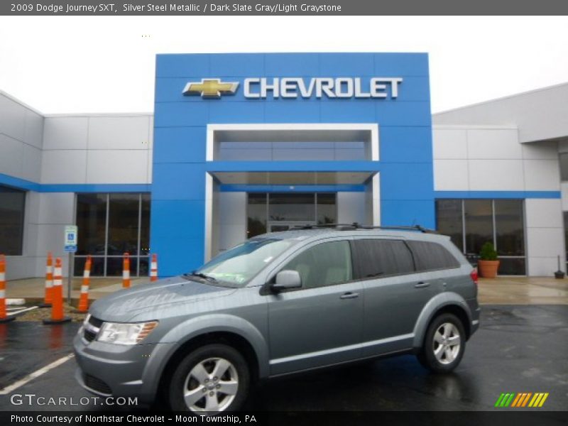 Silver Steel Metallic / Dark Slate Gray/Light Graystone 2009 Dodge Journey SXT