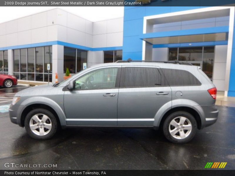 Silver Steel Metallic / Dark Slate Gray/Light Graystone 2009 Dodge Journey SXT